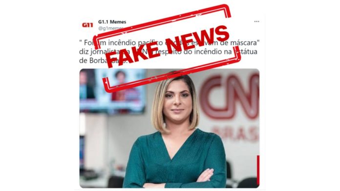 Perfil falso do G1 no Twitter incita ataques a Daniela Lima (CNN)