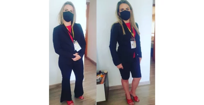 Repórter do SBT é barrada no Planalto por causa de suas roupas