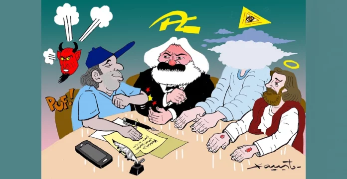 Especial de J&Cia mostra encontro ficcional entre Deus e Marx