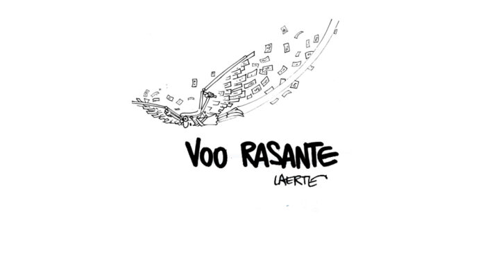 A cartunista Laerte Coutinho disponibilizou, em parceria com a Oboré, a nova coleção do Voo Rasante, com obras clássicas e atuais.