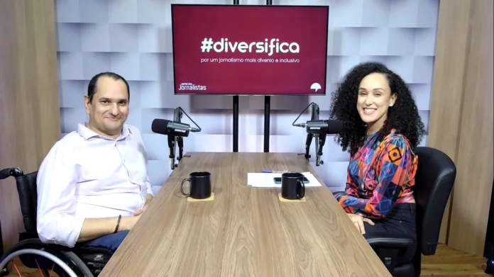 Foto_JairoMarques_LuanaIbelli Jairo Marques fala sobre jornalismo para pessoas com deficiência no segundo episódio do #diversifica