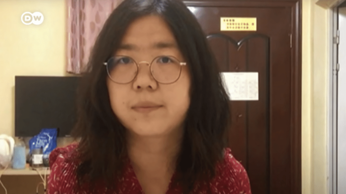 Repórter chinesa Zhang Zhan presa durante a pandemia revela como tem vivido