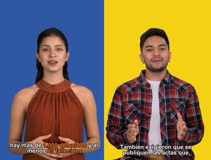 Diante de censura e prisões, jornalistas venezuelanos adotam avatares de IA