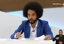 Pedro Borges sofre ataques racistas após participação no Roda Viva Pedro Borges sofre ataques racistas após participação no Roda Viva