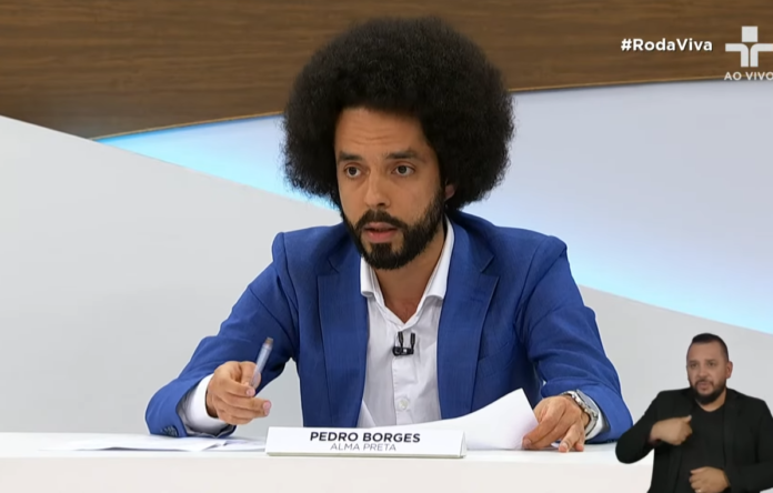 pedro-borges Pedro Borges sofre ataques racistas após participação no Roda Viva