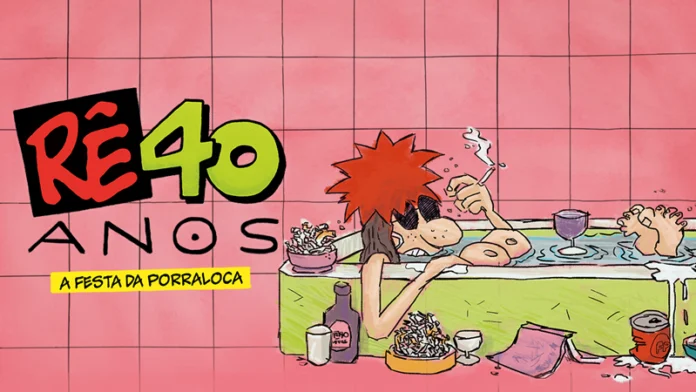MIS realiza festa para comemorar 40 anos de personagem Rê Bordosa e ajudar Angeli