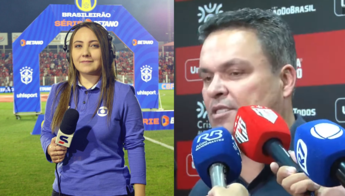 Repórter abandona coletiva após fala machista do presidente do Atlético-GO