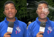 Repórter é furtado ao vivo no Rio Janeiro durante cobertura de carnaval Repórter é furtado ao vivo no Rio Janeiro durante cobertura de carnaval