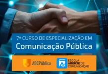 Inscrições abertas para a 7 edição do Curso Completo de Comunicação Pública, promoção ABCPública/Aberje