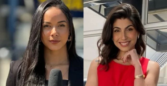 Larissa e Luara1 SBT News contrata Larissa Alves e Luara Castilho
