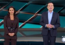 Camila Busnello substitui Carolina Ferraz no comando do Domingo Espetacular